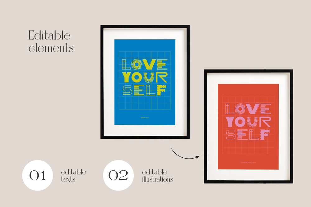 Typography Prints Posters