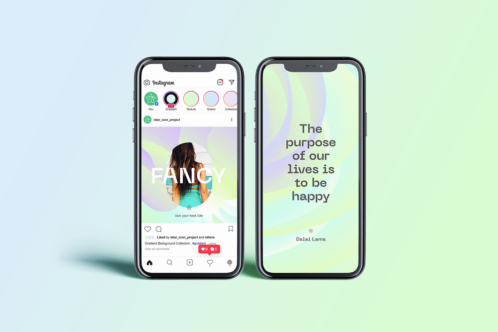 Holographic Gradient Backgrounds