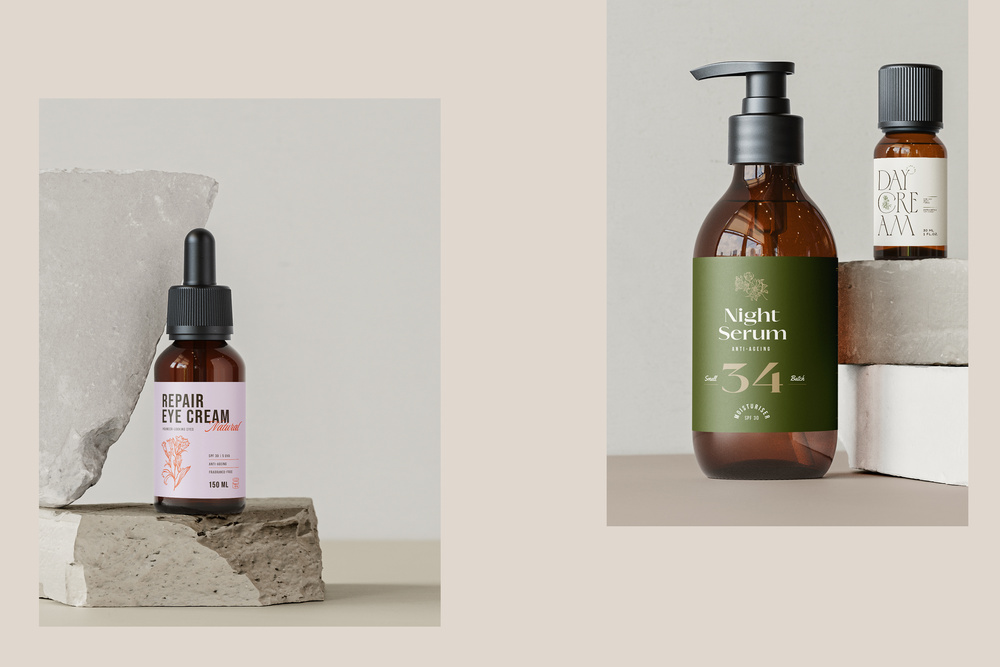 Cosmetics Label Collection