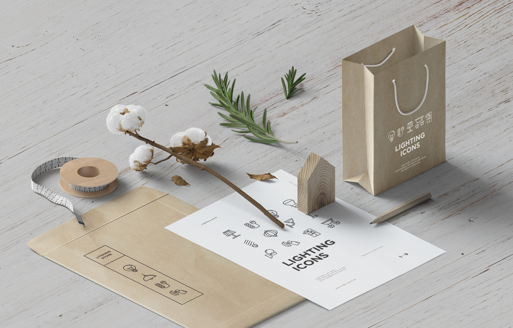 Lighting – 50 Line Icons