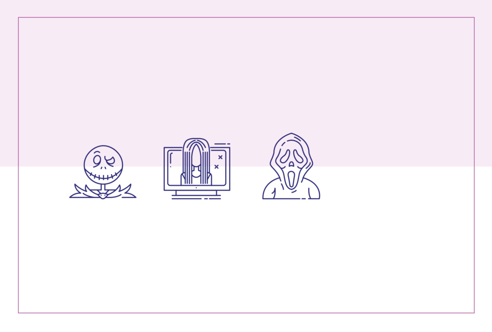 Halloween – 100 Line Icons