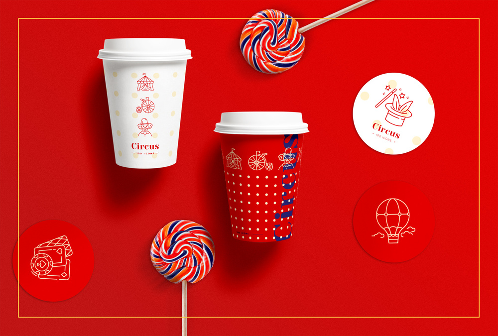 Entertainment – 100 Line Icons
