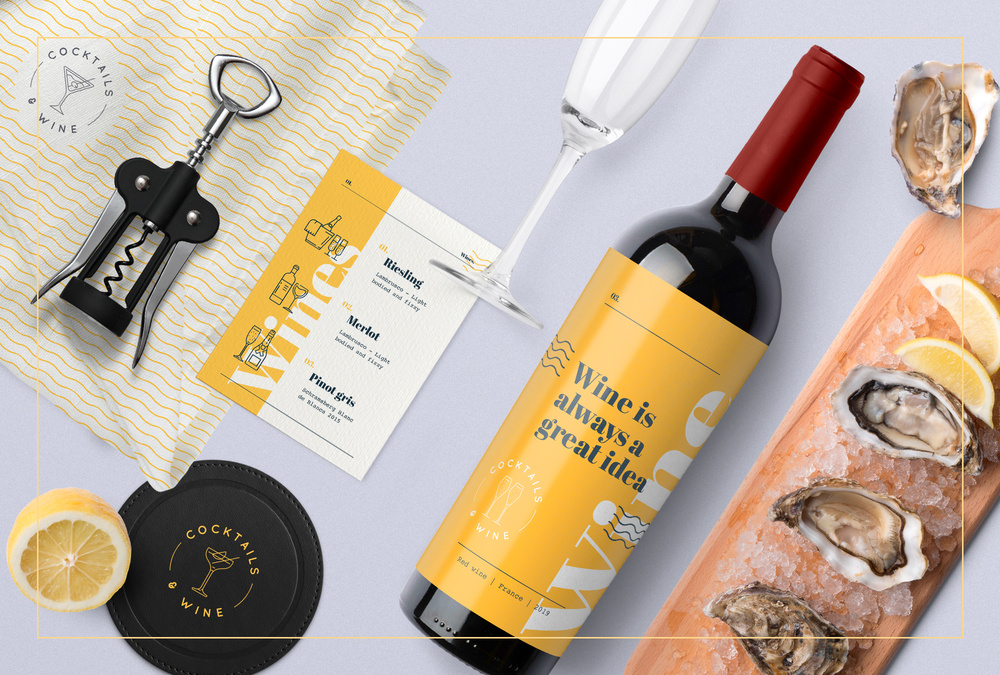 Cocktail Bar – 100 Line Icons