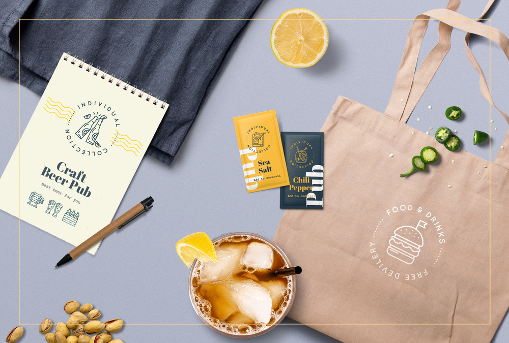 Cocktail Bar – 100 Line Icons