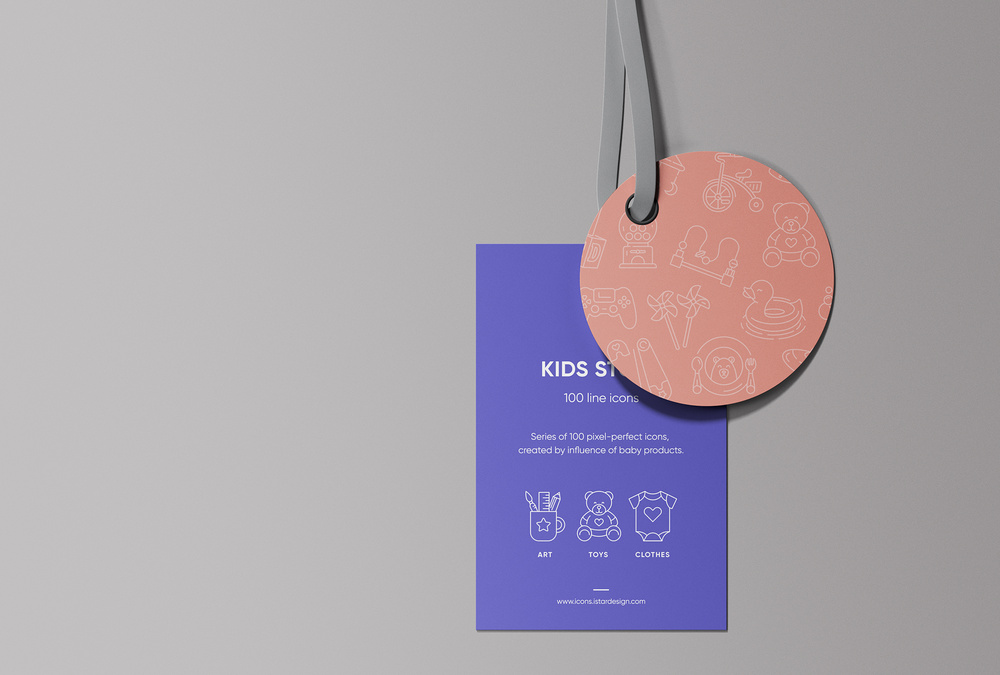 Kids – 100 Line Icons