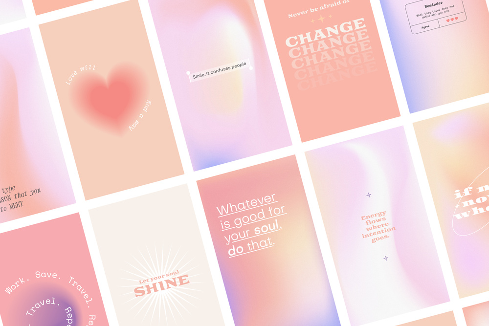Instagram Gradient Quotes