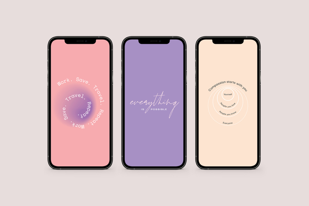 Instagram Gradient Quotes