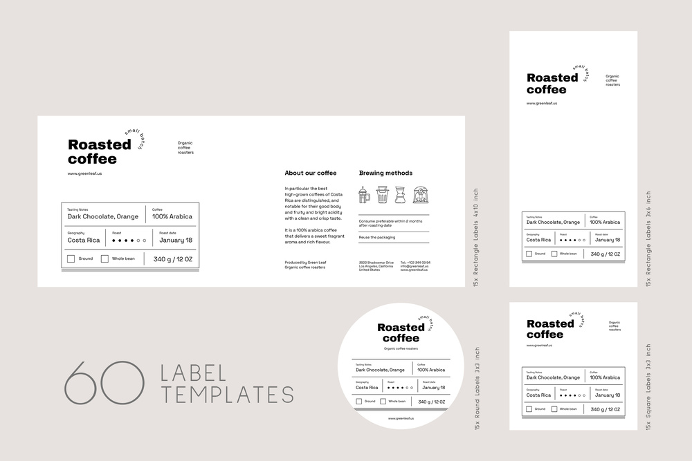 Botanical Label Kit