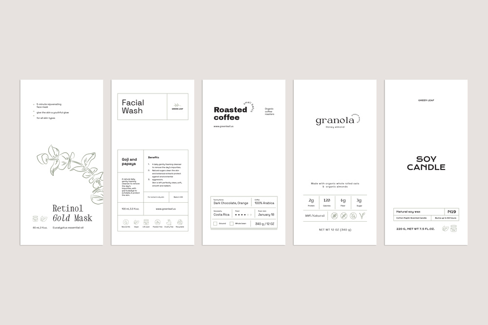 Botanical Label Kit