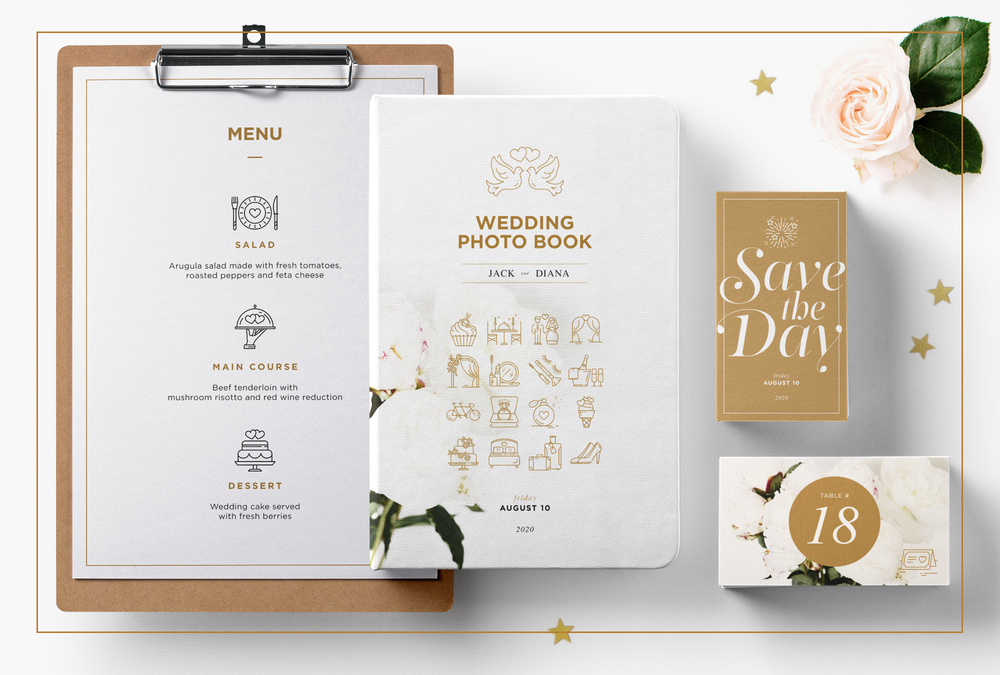 Wedding & Love – 100 Line Icons