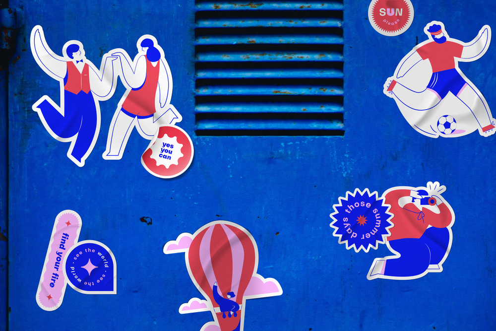 Summer sticker pack