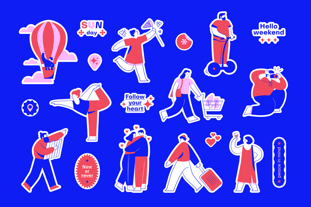 Summer sticker pack