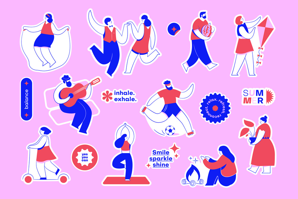 Summer sticker pack