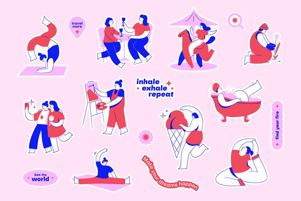 Summer sticker pack