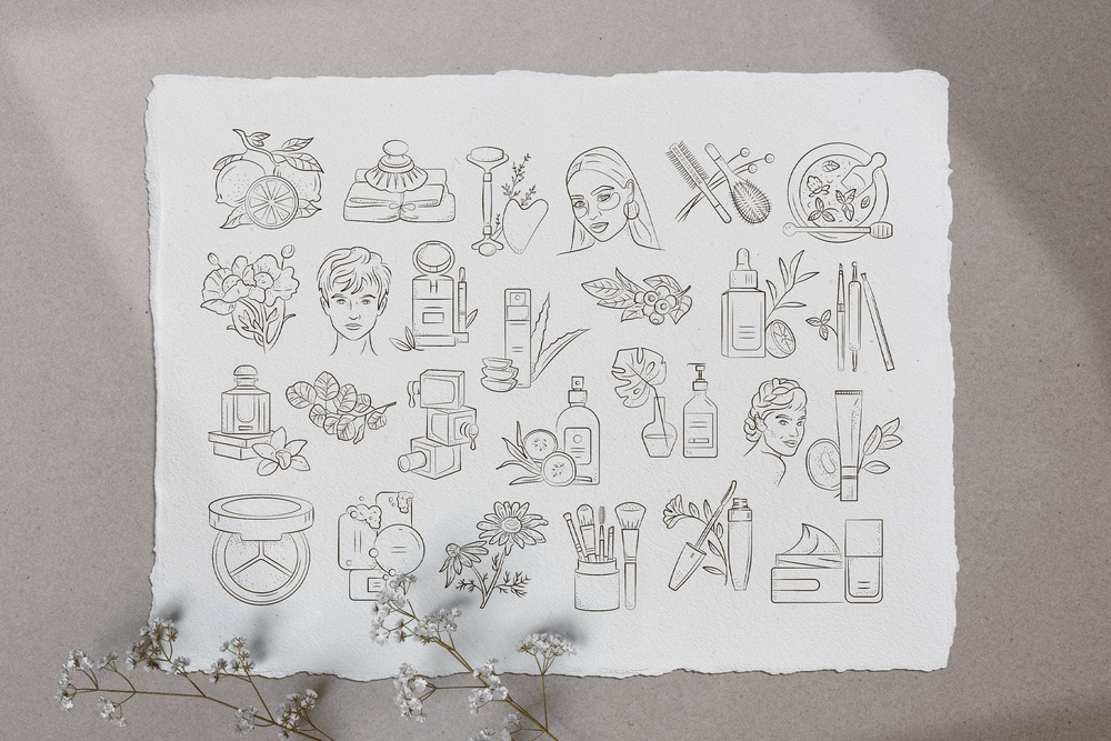 Beauty Illustration Set
