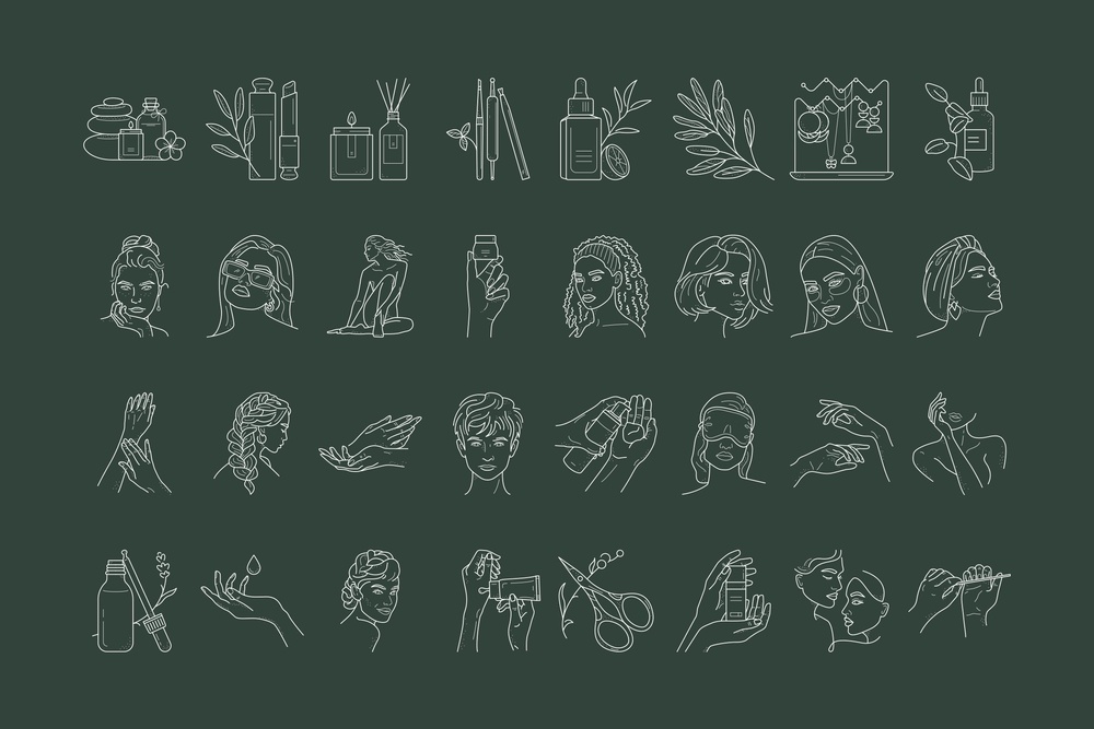 Beauty Illustration Set