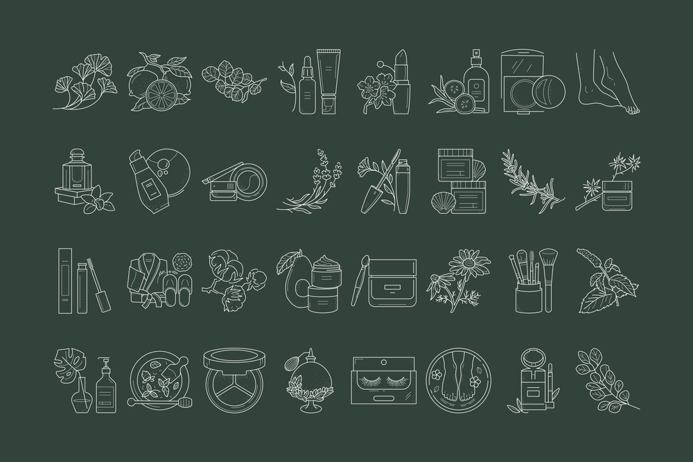Beauty Illustration Set