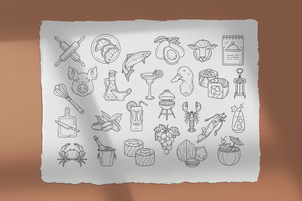 Food Illustration Set