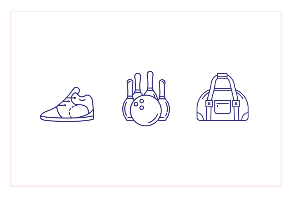 Sport & Extreme – 100 Line Icons