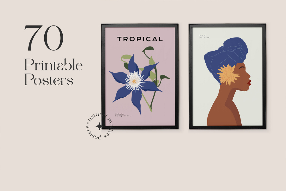 Tropical Prints Posters