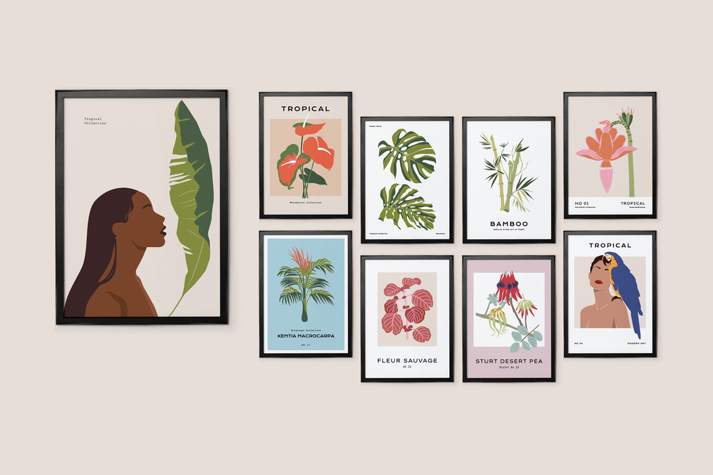 Tropical Prints Posters