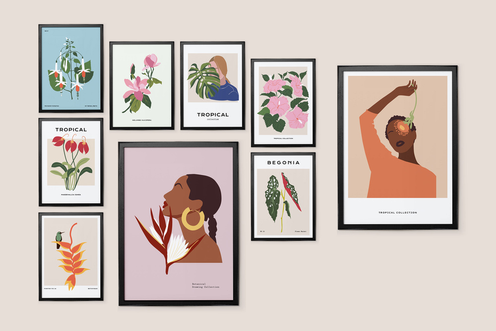 Tropical Prints Posters