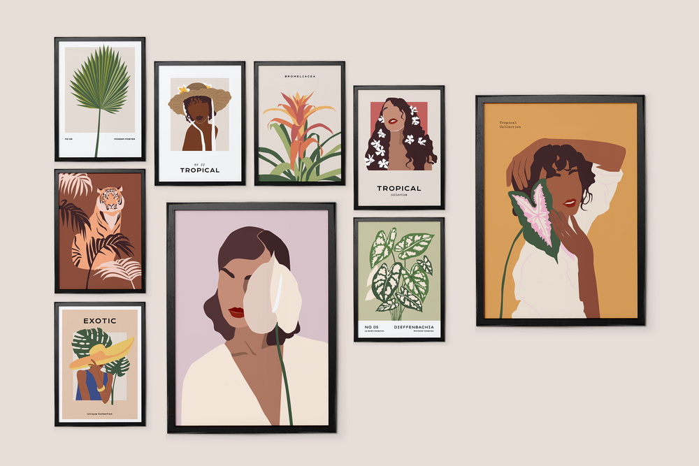 Tropical Prints Posters