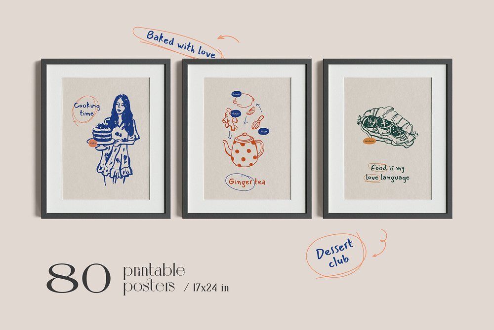 Food and Drinks Posters