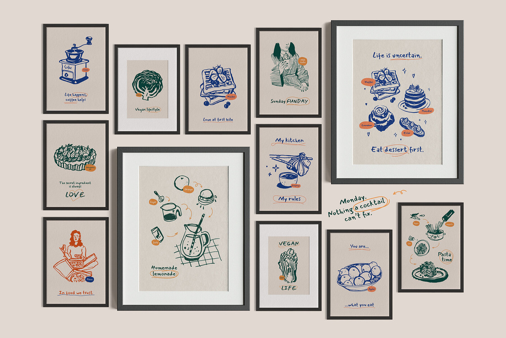 Food and Drinks Posters