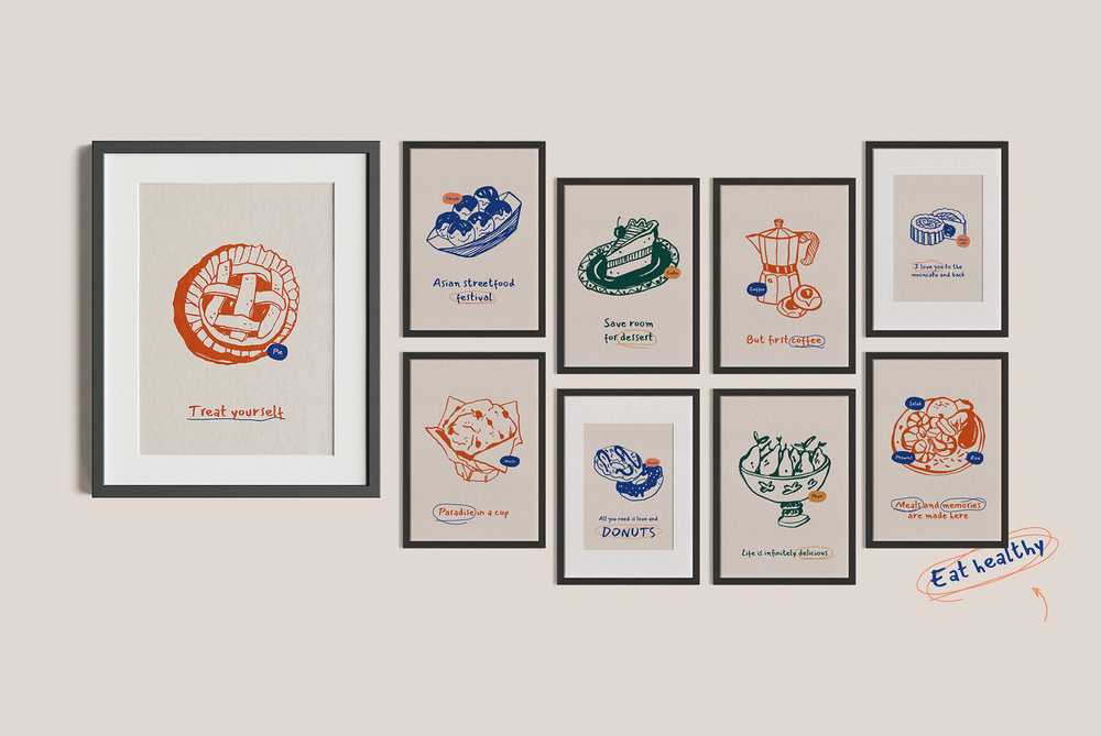 Food and Drinks Posters