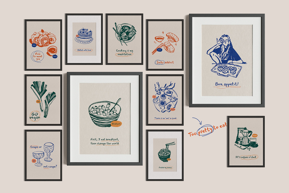 Food and Drinks Posters