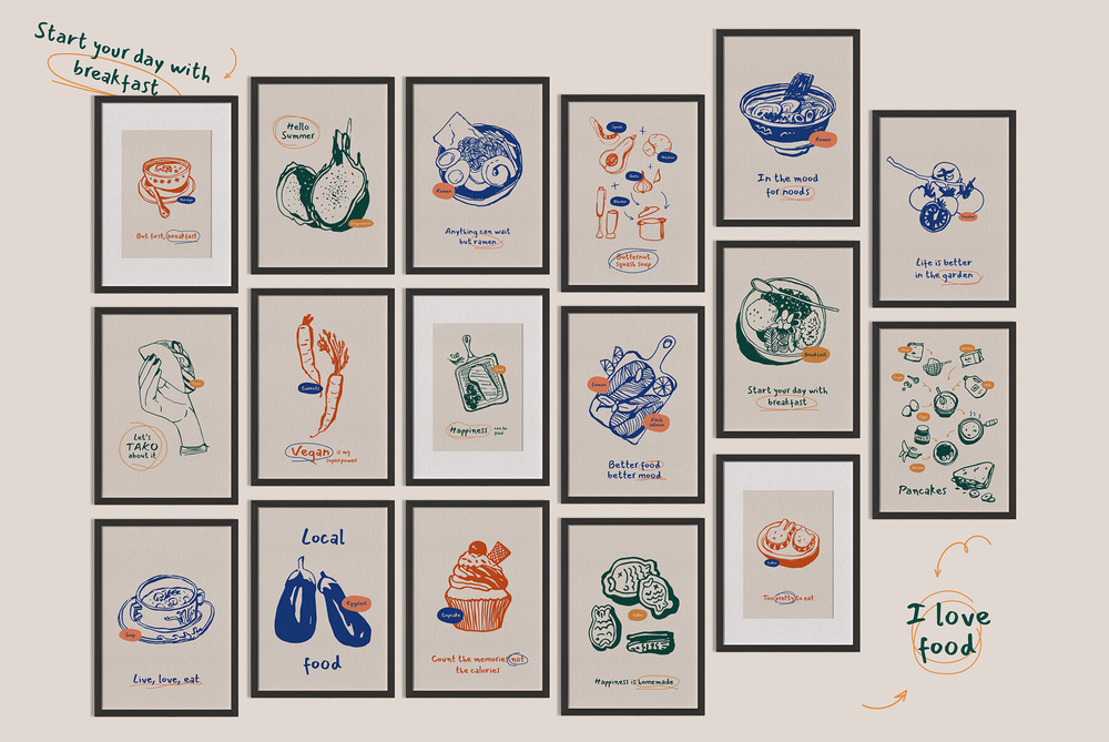 Food and Drinks Posters