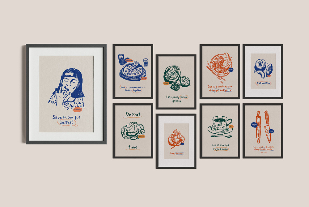 Food and Drinks Posters