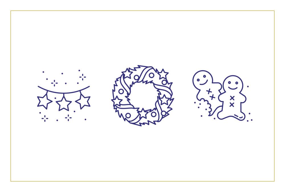 Christmas – 100 Line Icons