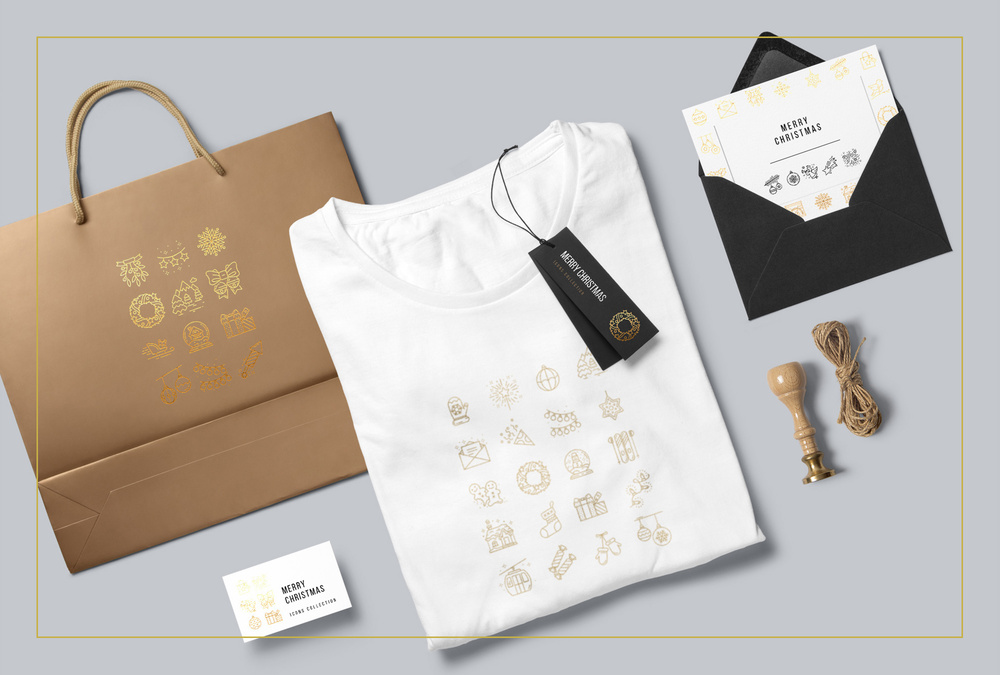 Christmas – 100 Line Icons