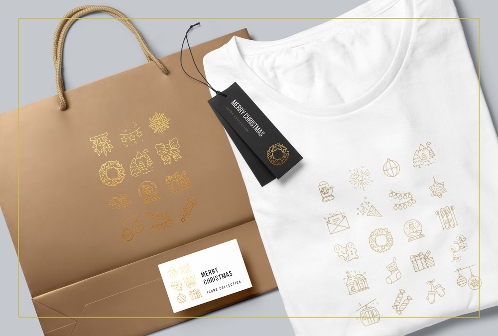 Christmas – 100 Line Icons