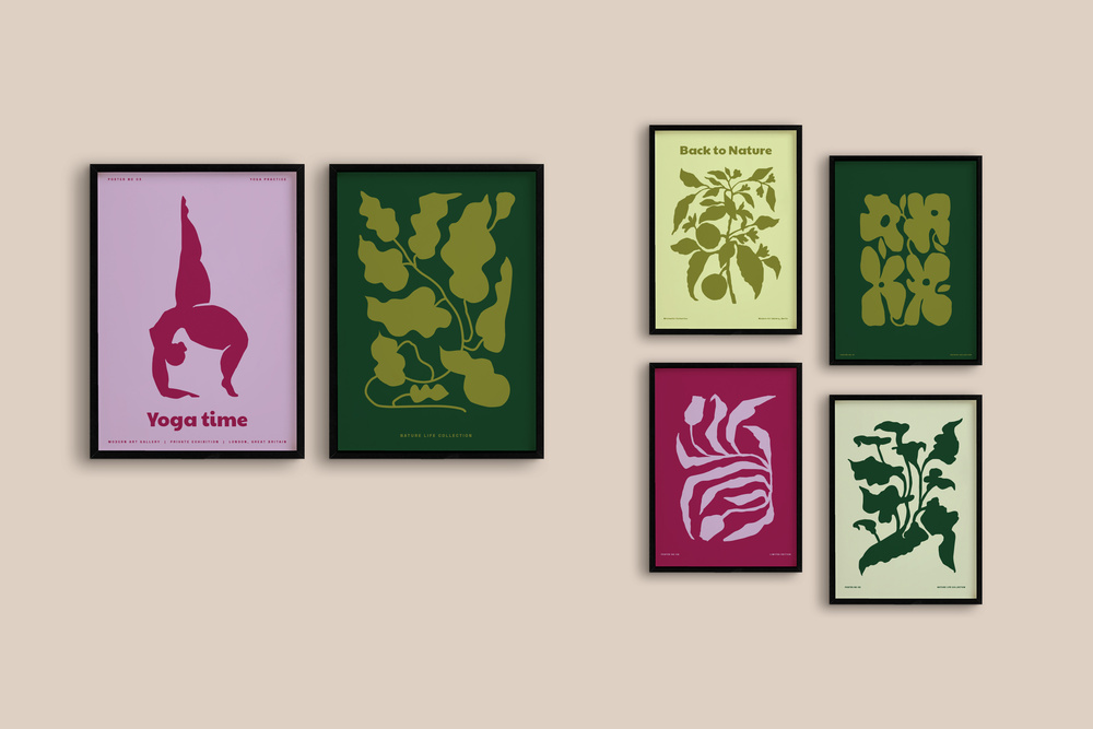 Nature Life & Yoga Prints Posters