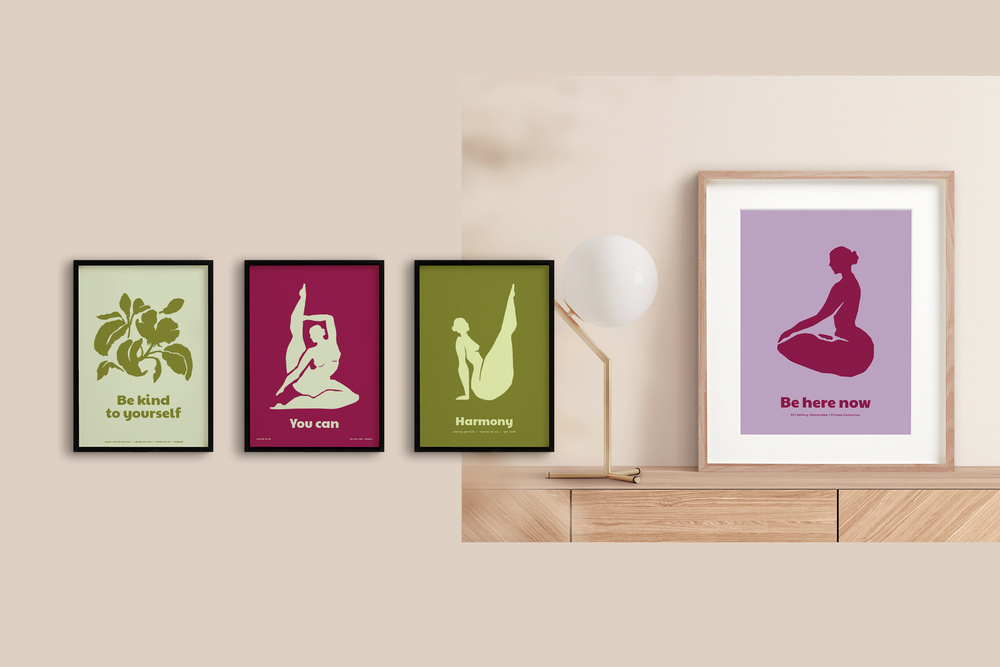 Nature Life & Yoga Prints Posters