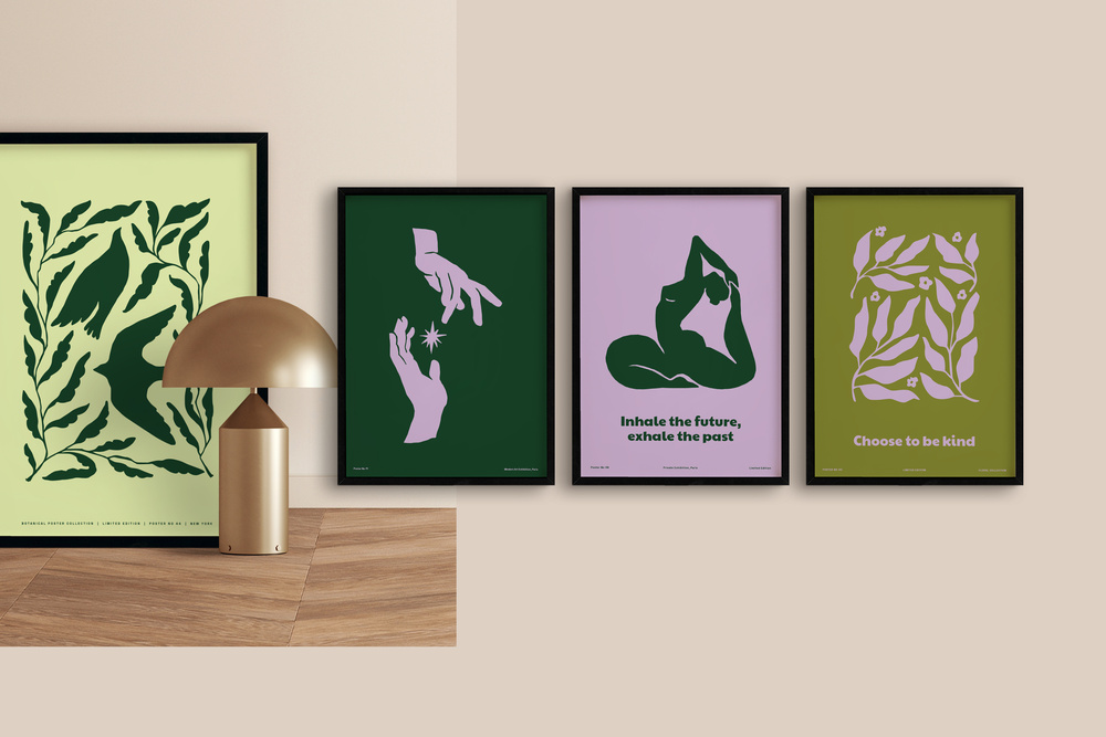 Nature Life & Yoga Prints Posters