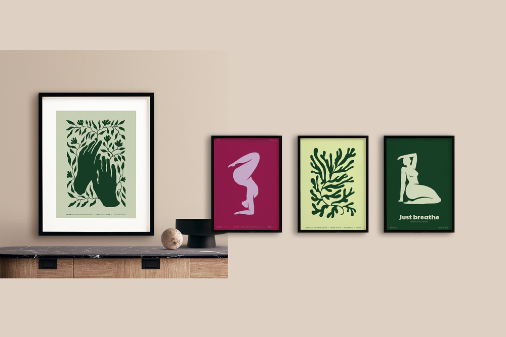 Nature Life & Yoga Prints Posters