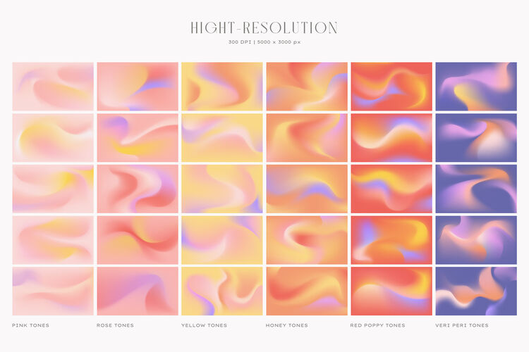 Grainy and Smooth Gradient Textures