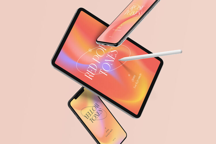 Grainy and Smooth Gradient Textures